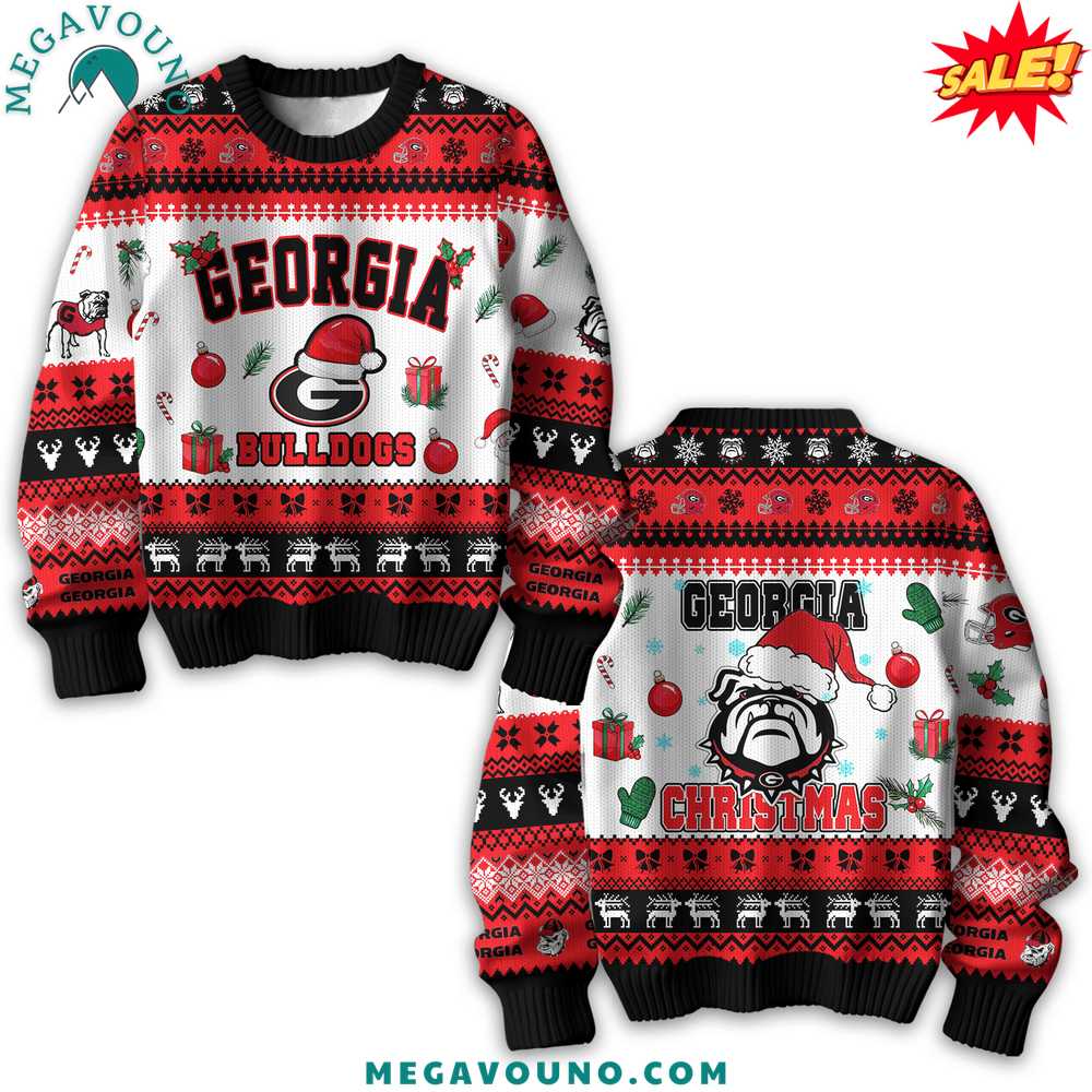 Premium Georgia Bulldogs Christmas Sweater