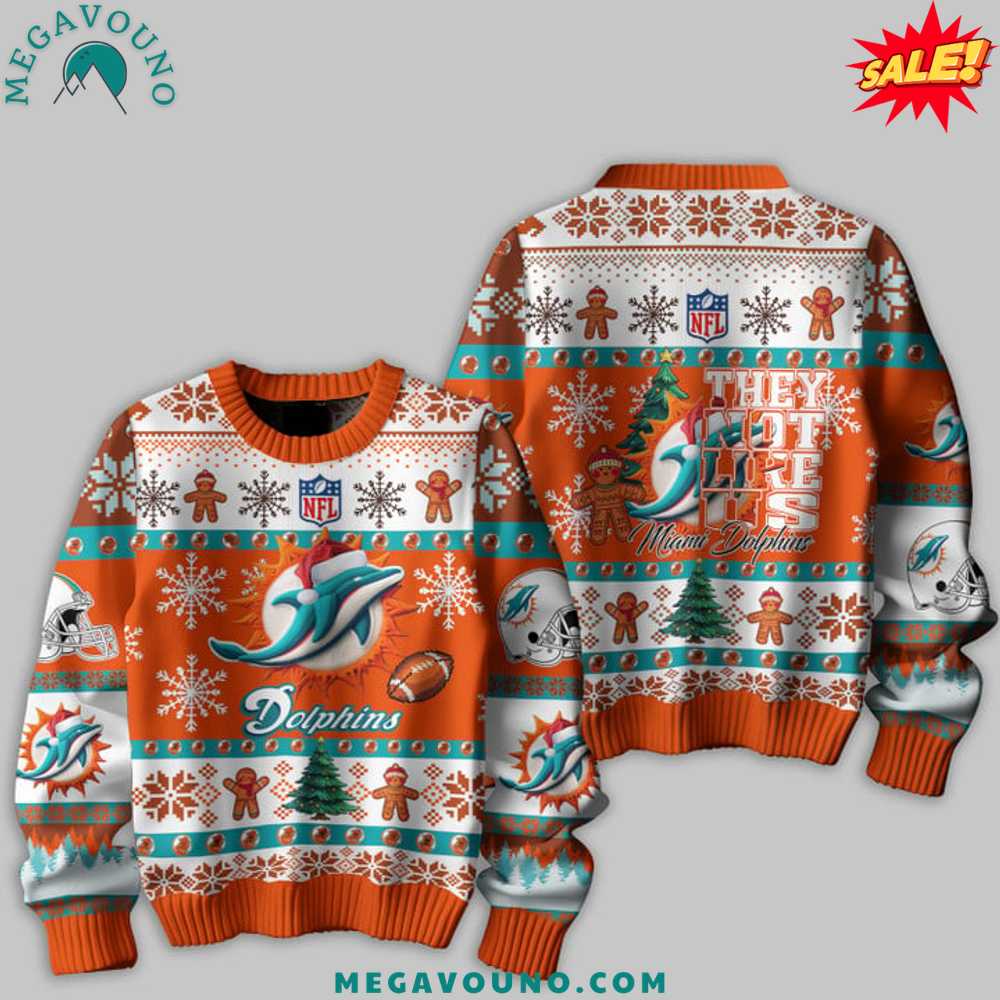 Premium Miami Dolphins 2024 Christmas Sweater