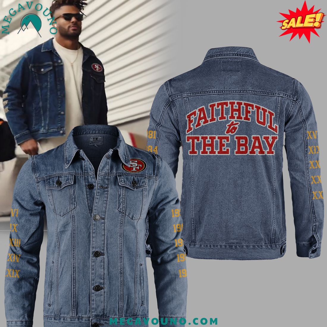 San Francisco 49ers Faithful To The Bay 1981 Denim Jacket