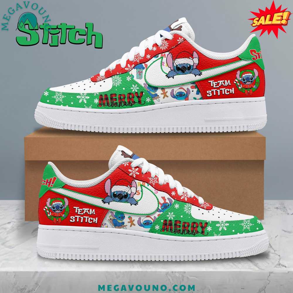 Stitch Christmas 2024 Limited Edition Air Force 1