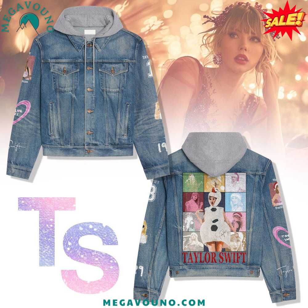 Taylor Swift 2024 Hooded Denim Jacket