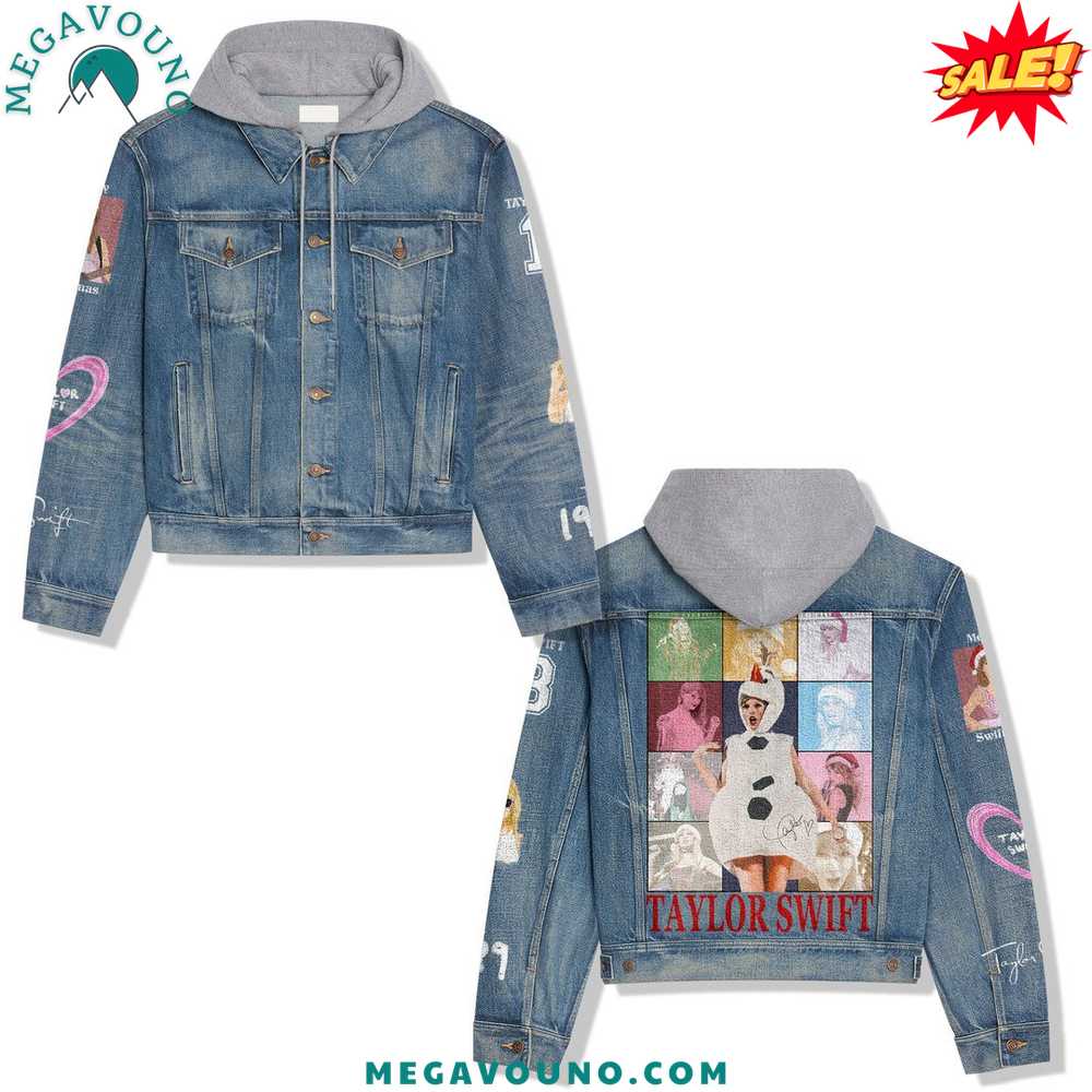 Taylor Swift 2024 Hooded Denim Jacket