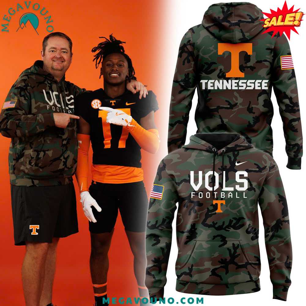 Tennessee Football Nike Camo 2024 Hoodie