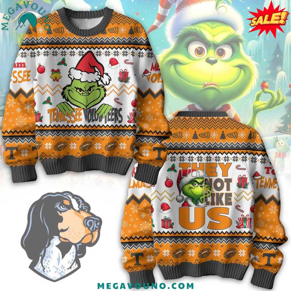 Tennessee Volunteers x Grinch Special Edition 2024 Christmas Sweater