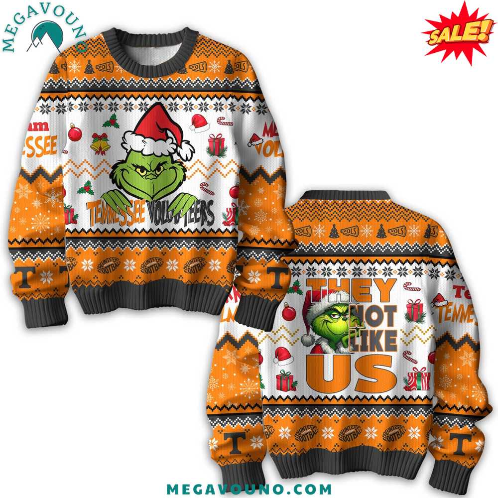 Tennessee Volunteers x Grinch Special Edition 2024 Christmas Sweater