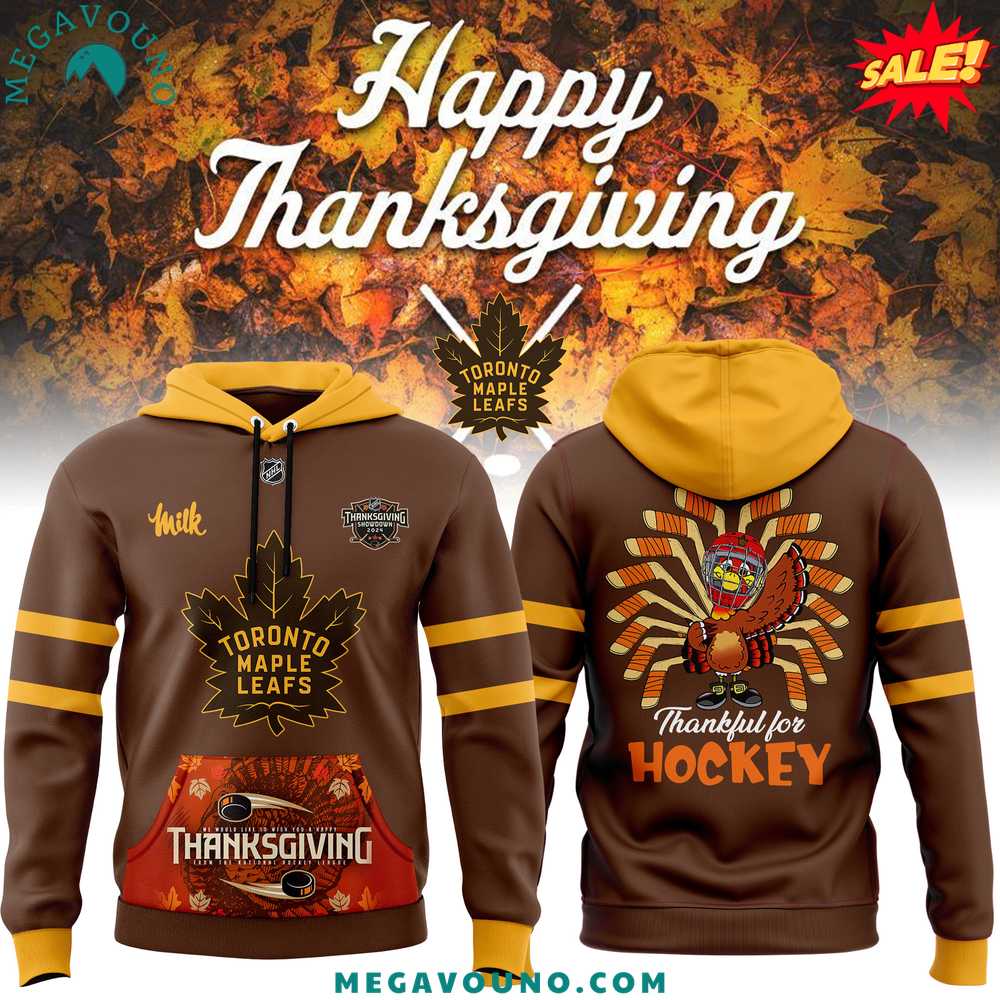 Toronto Maple Leafs NHL Thanksgiving 2024 Hoodie