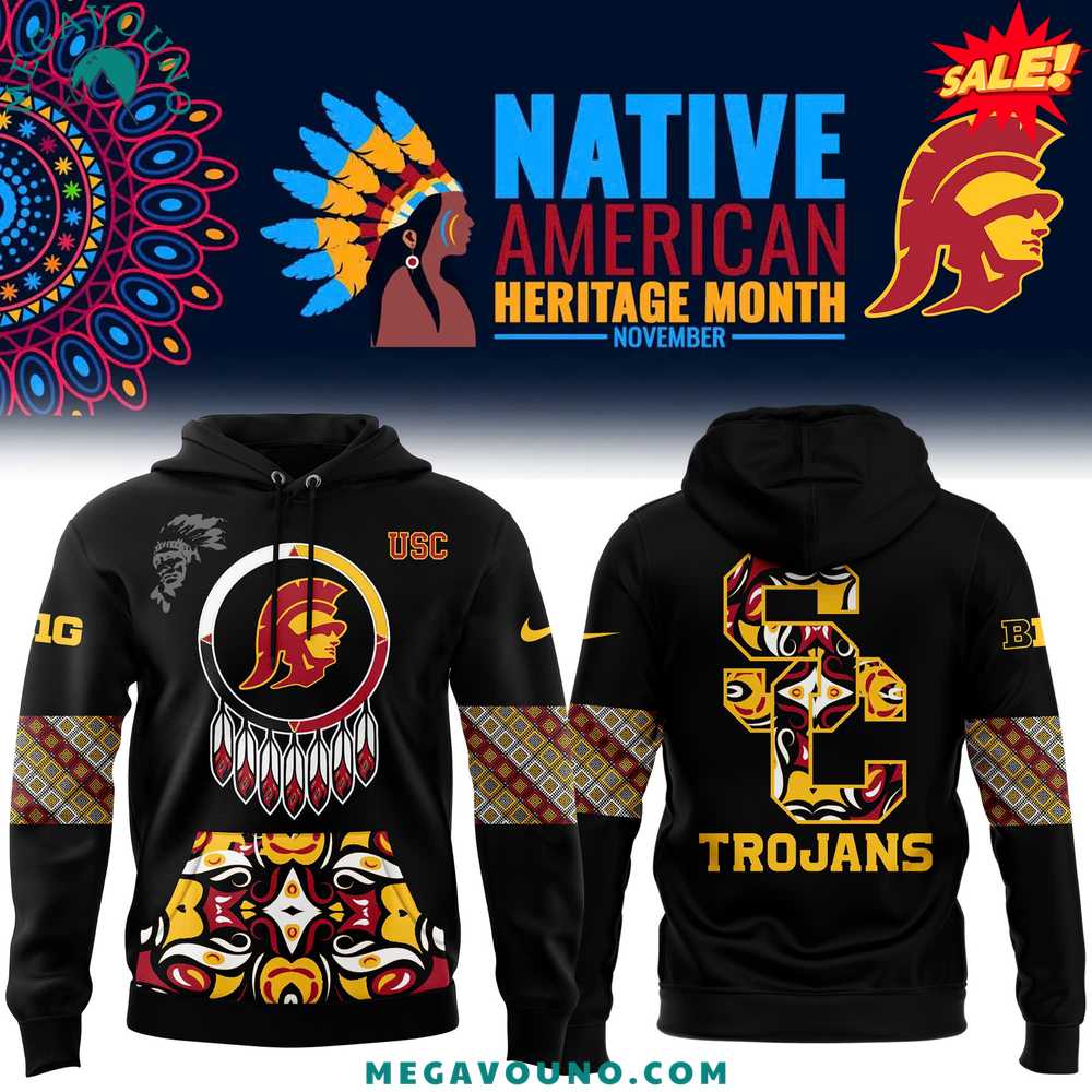 USC Trojans 2024 Native American Heritage Month Premium Limited Pullover Hoodie