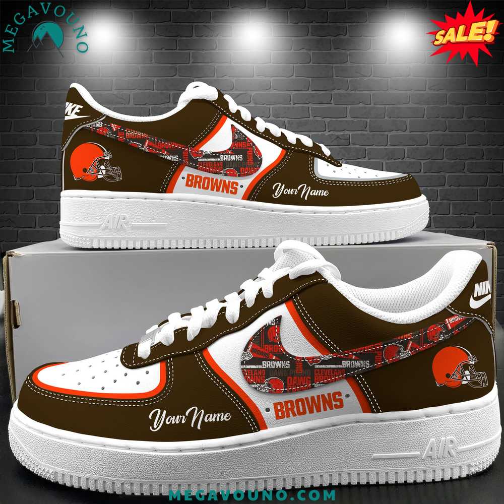 Cleveland Browns Custom Your Name 2025 Air Force 1