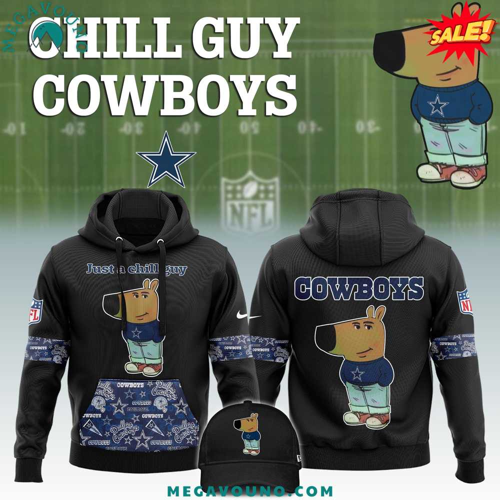 Dallas Cowboys NFL X Chill Guy Limited Edition Hoodie