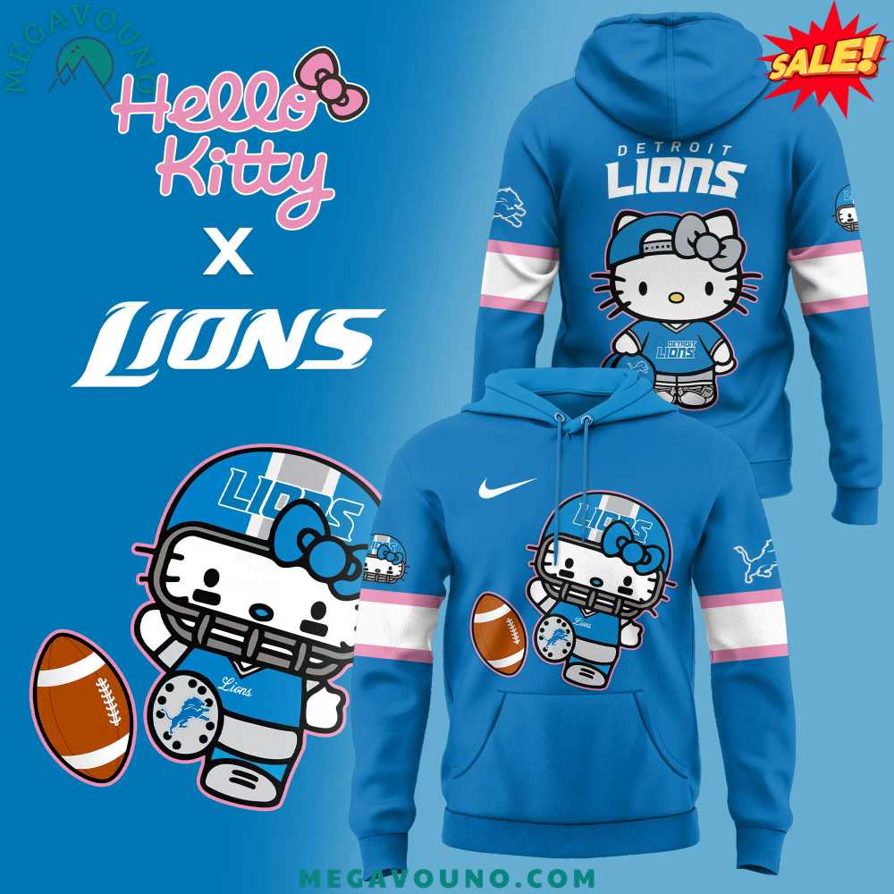 Detroit Lions x Hello Kitty Limited Edition Hoodie