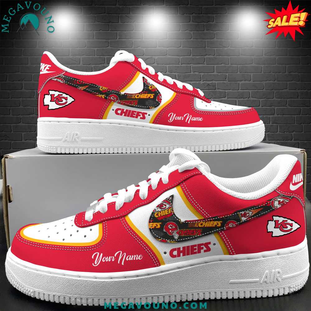 Kansas City Chiefs Custom Your Name 2025 Air Force 1