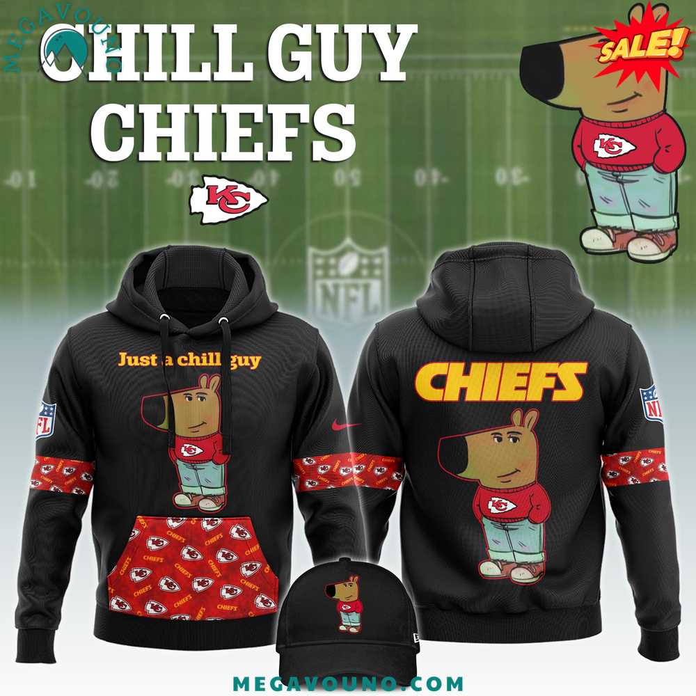 Kansas City Chiefs NFL X Chill Guy Limited Edition Hoodie