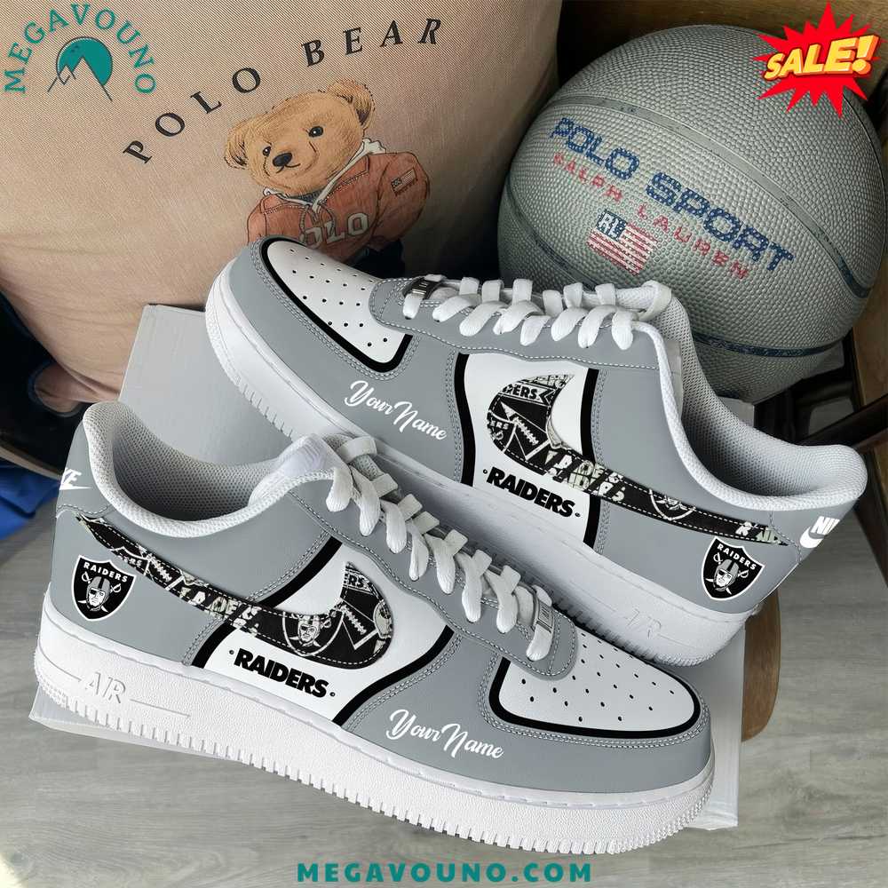 Las Vegas Raiders Custom Your Name 2025 Air Force 1