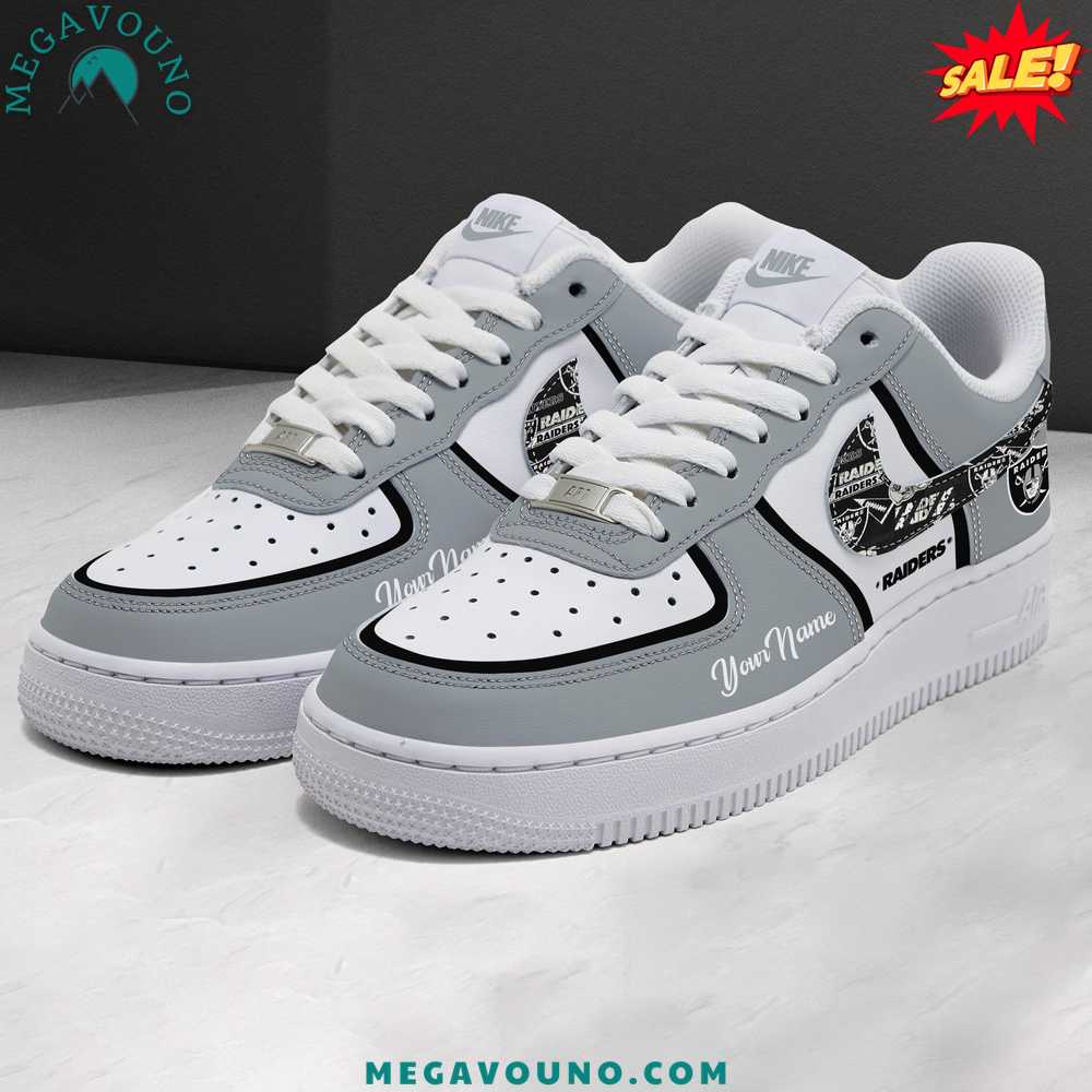 Las Vegas Raiders Custom Your Name 2025 Air Force 1