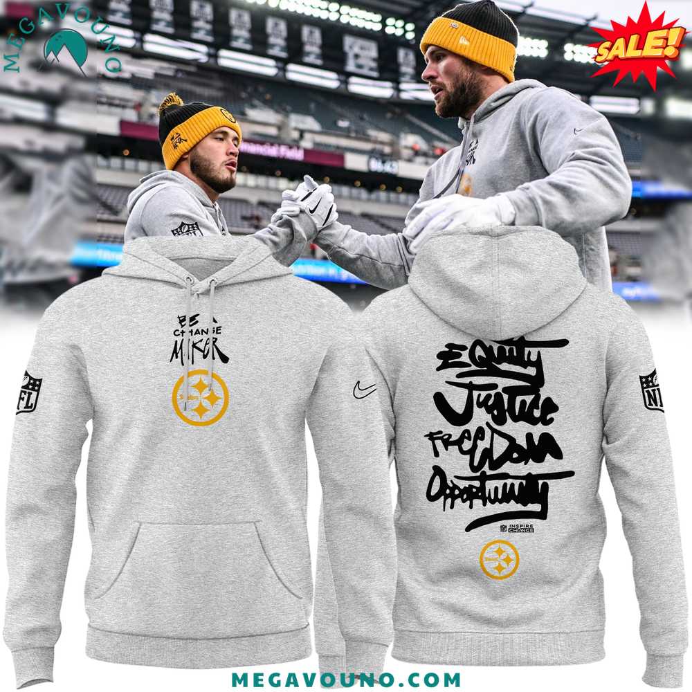 Limited Edition Be A Change Maker Pittsburgh Steelers Hoodie