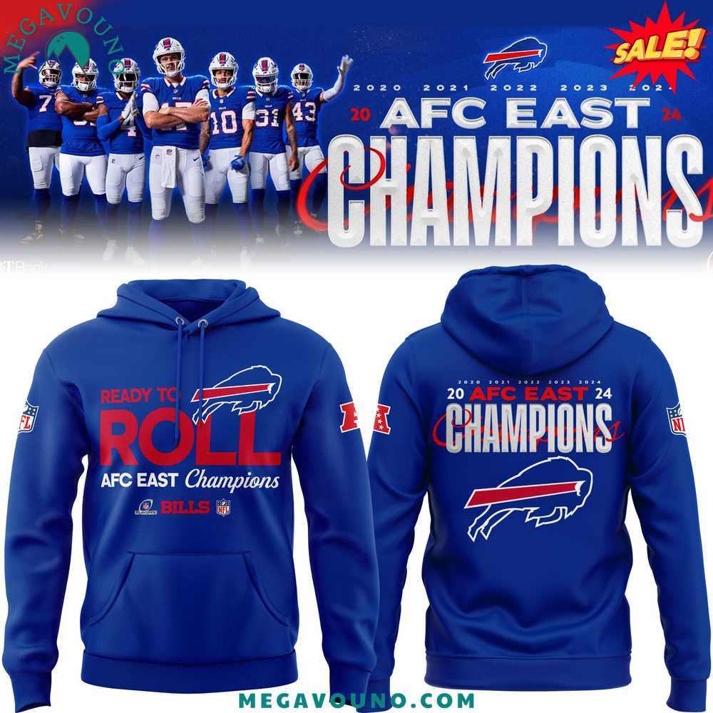 Limited Edition Buffalo Bills AFC EAST Champions Hoodie