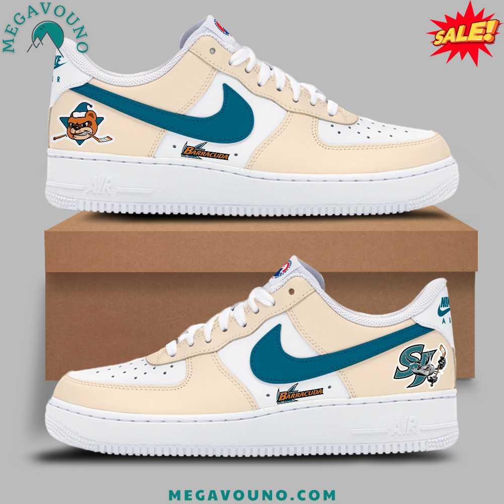 Limited Edition San Jose Barracuda Hockey Night 2024 Air Force 1