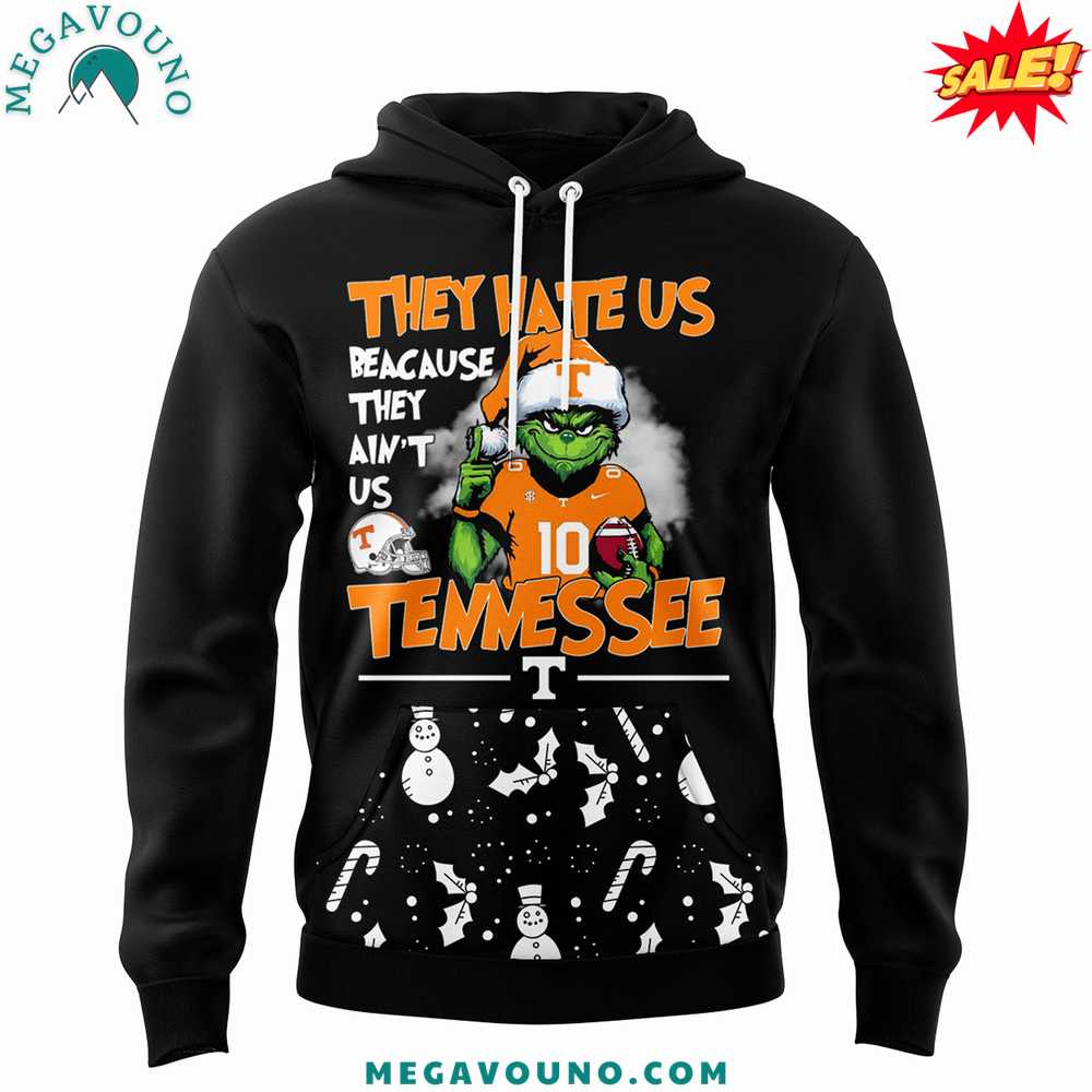 Merry Christmas 2024 Tennessee Football x Grinch Hoodie