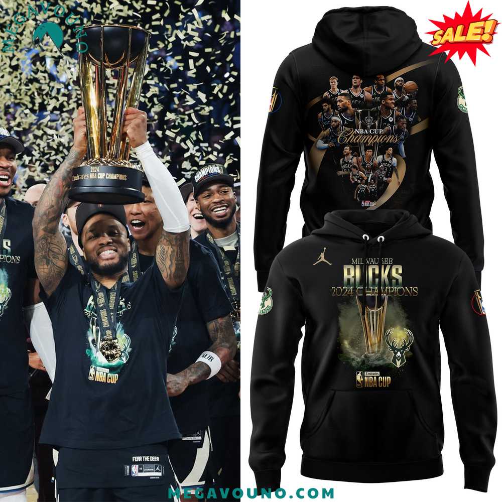 Milwaukee Bucks NBA In Season Tournament Champions Locker Room Hoodie