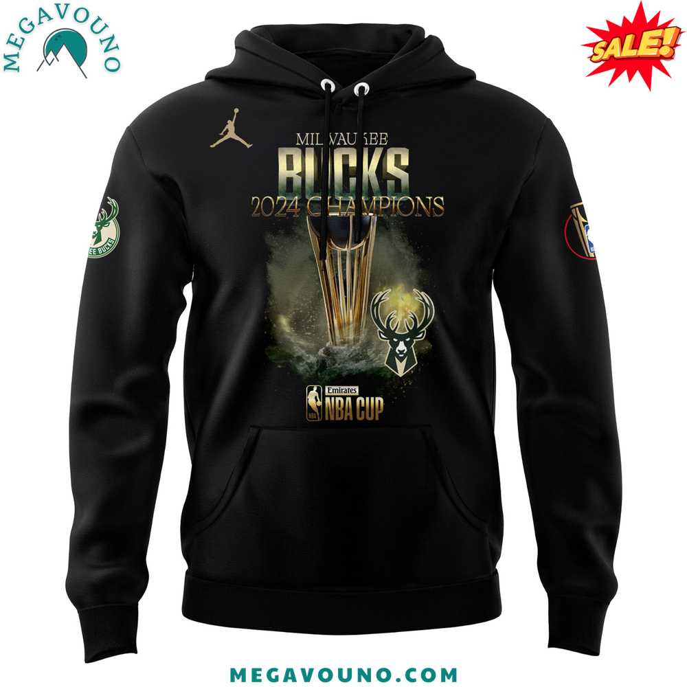 Milwaukee Bucks NBA In Season Tournament Champions Locker Room Hoodie