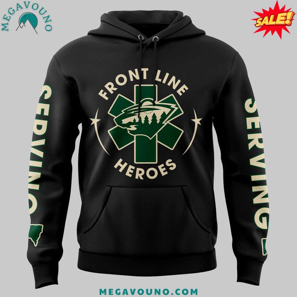 Minnesota Wild x 2025 Front Line Appreciation Night Premium Limited Hoodie