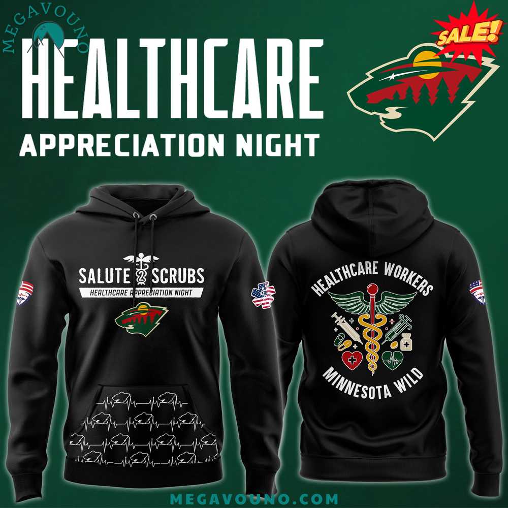 Minnesota Wild x 2025 Healthcare Appreciation Night Premium Limited Hoodie