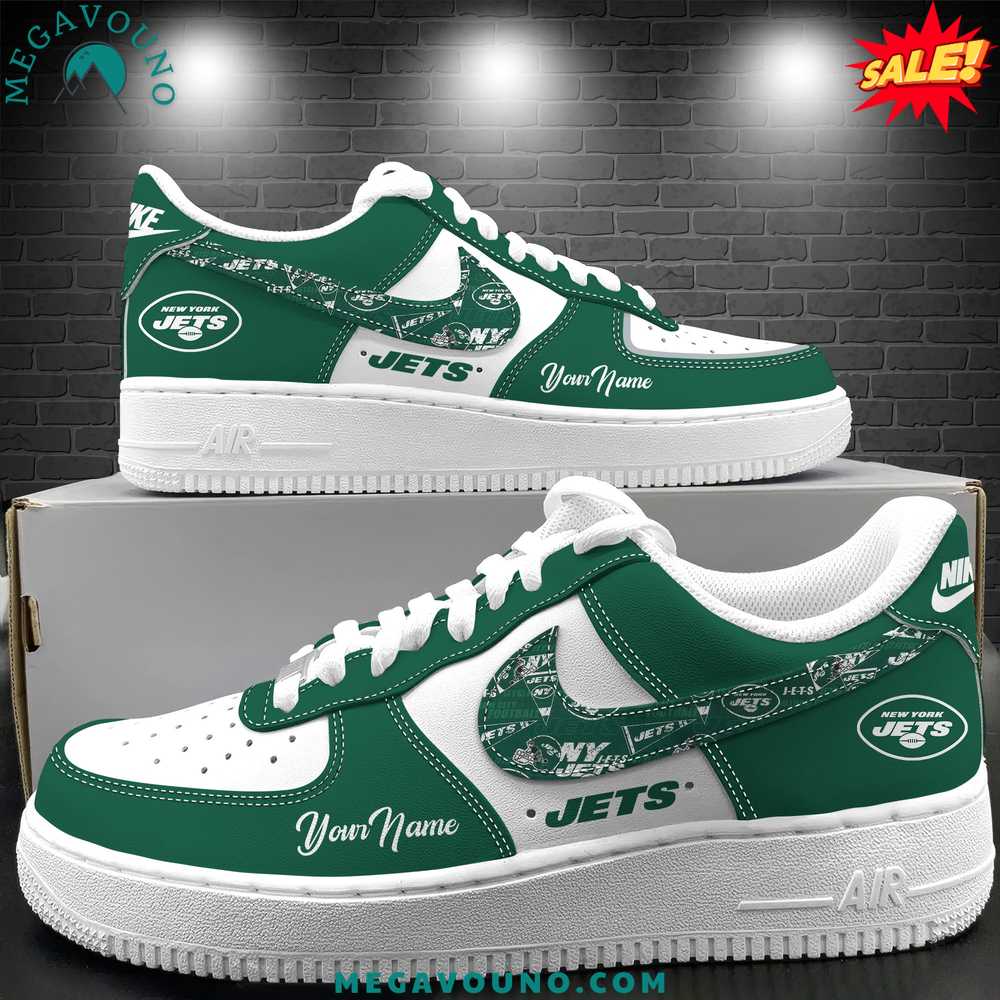 New York Jets Custom Your Name 2025 Air Force 1