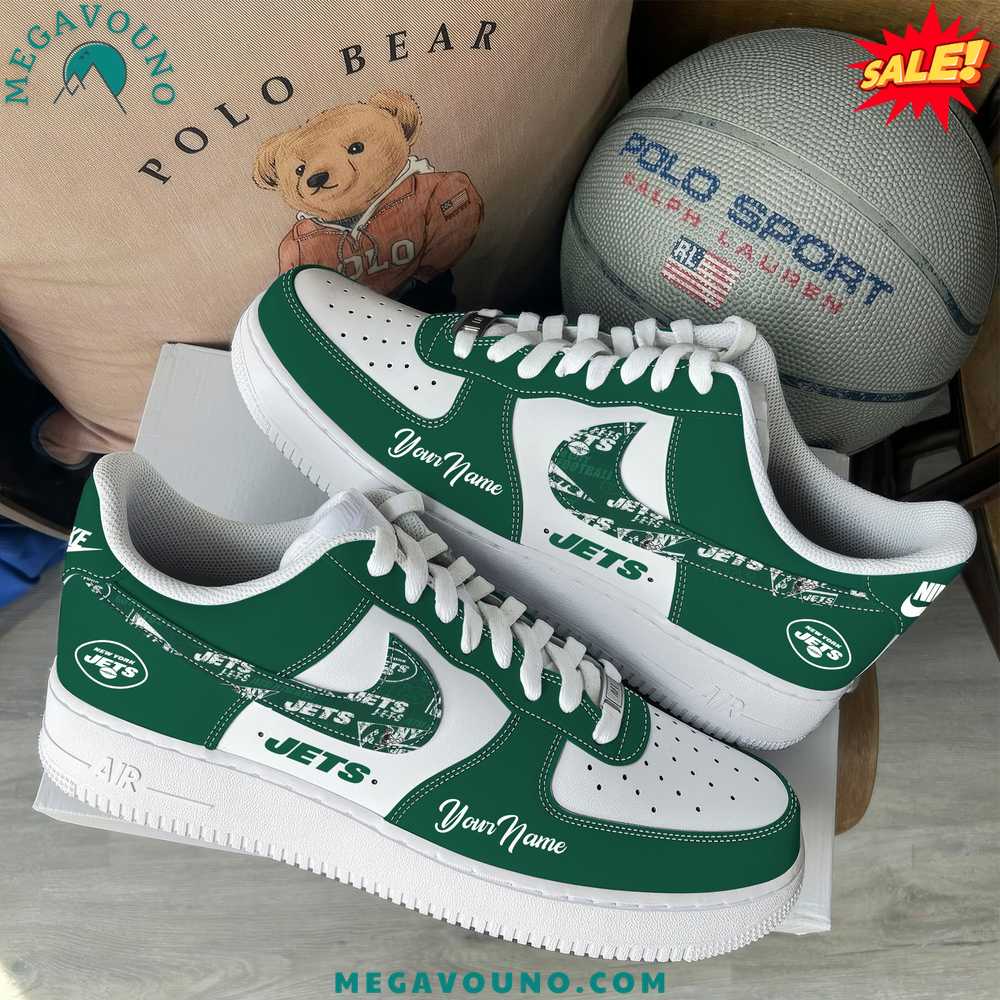 New York Jets Custom Your Name 2025 Air Force 1