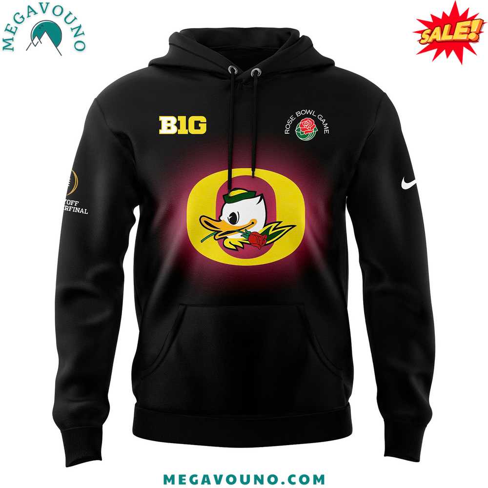 Oregon Ducks Rose Bowl Game 2025 Hoodie