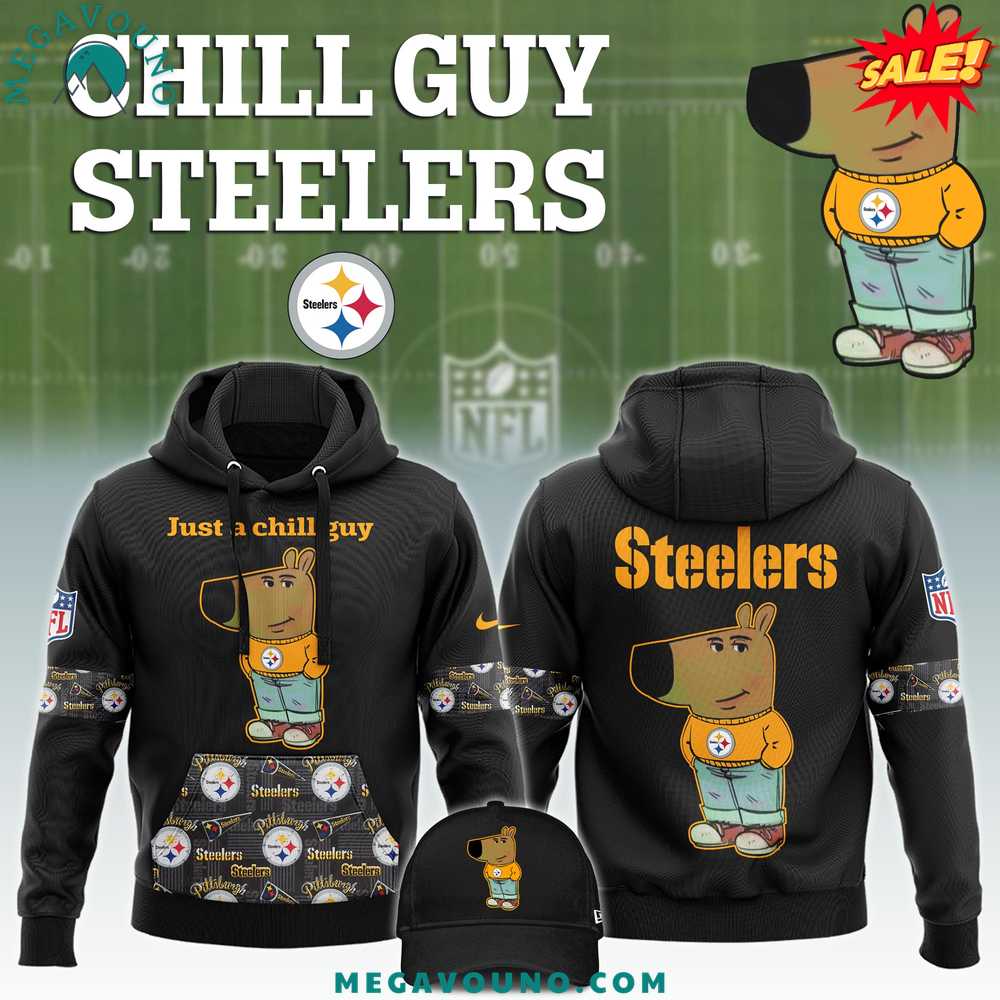 Pittsburgh Steelers NFL X Chill Guy Limited Edition Hoodie