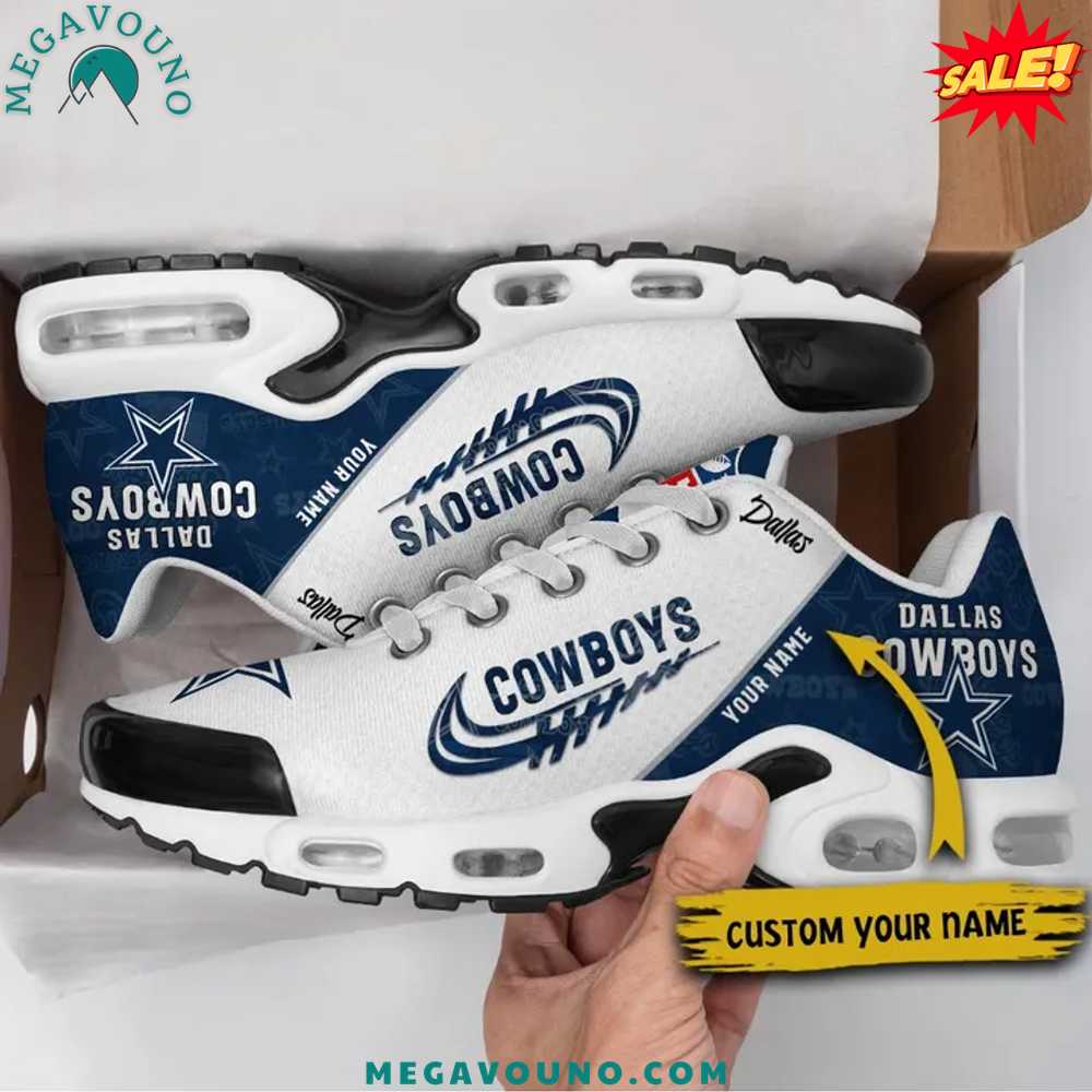 Premium Edition Dallas Cowboys Custom Name Sport Shoes