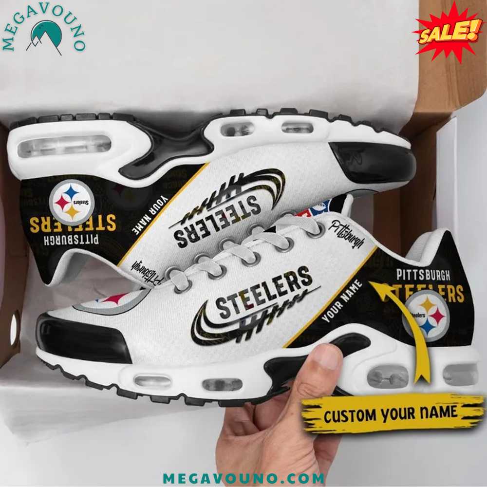 Premium Edition Pittsburgh Steelers Custom Name Sport Shoes