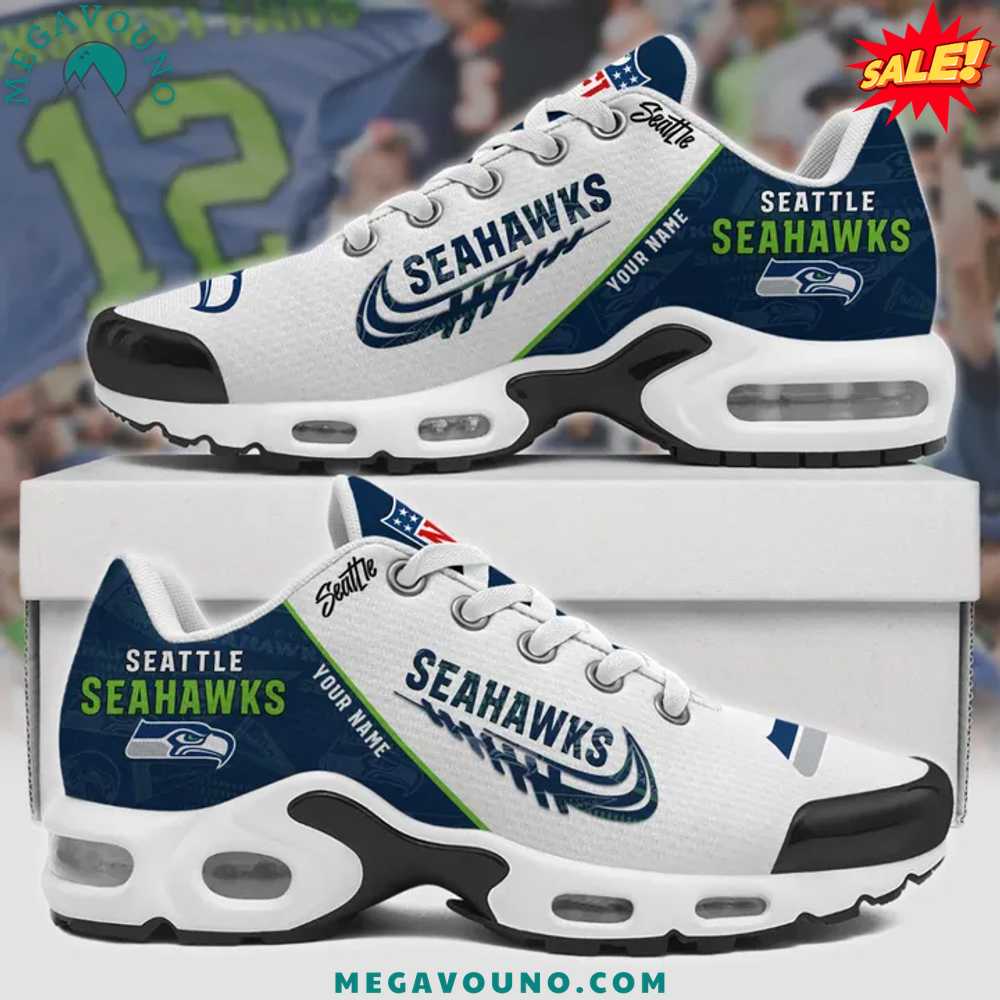 Premium Edition Seattle Seahawks Custom Name Sport Shoes