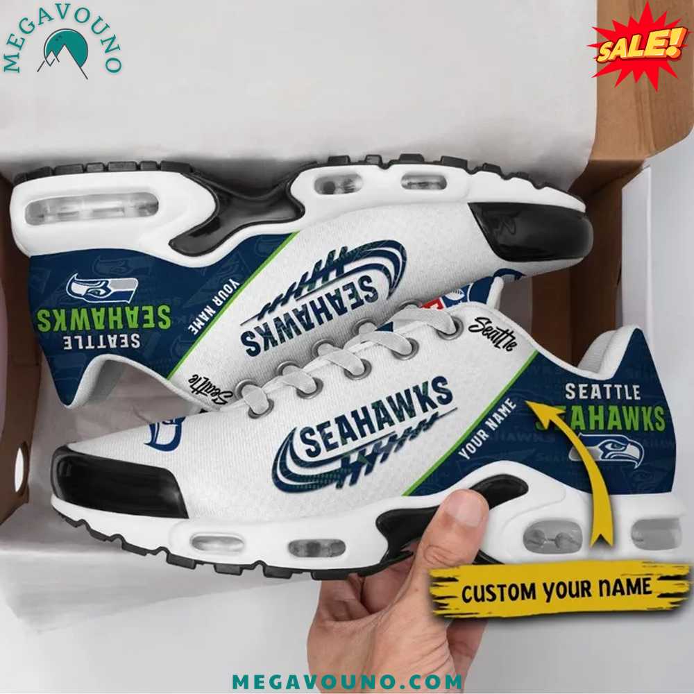 Premium Edition Seattle Seahawks Custom Name Sport Shoes