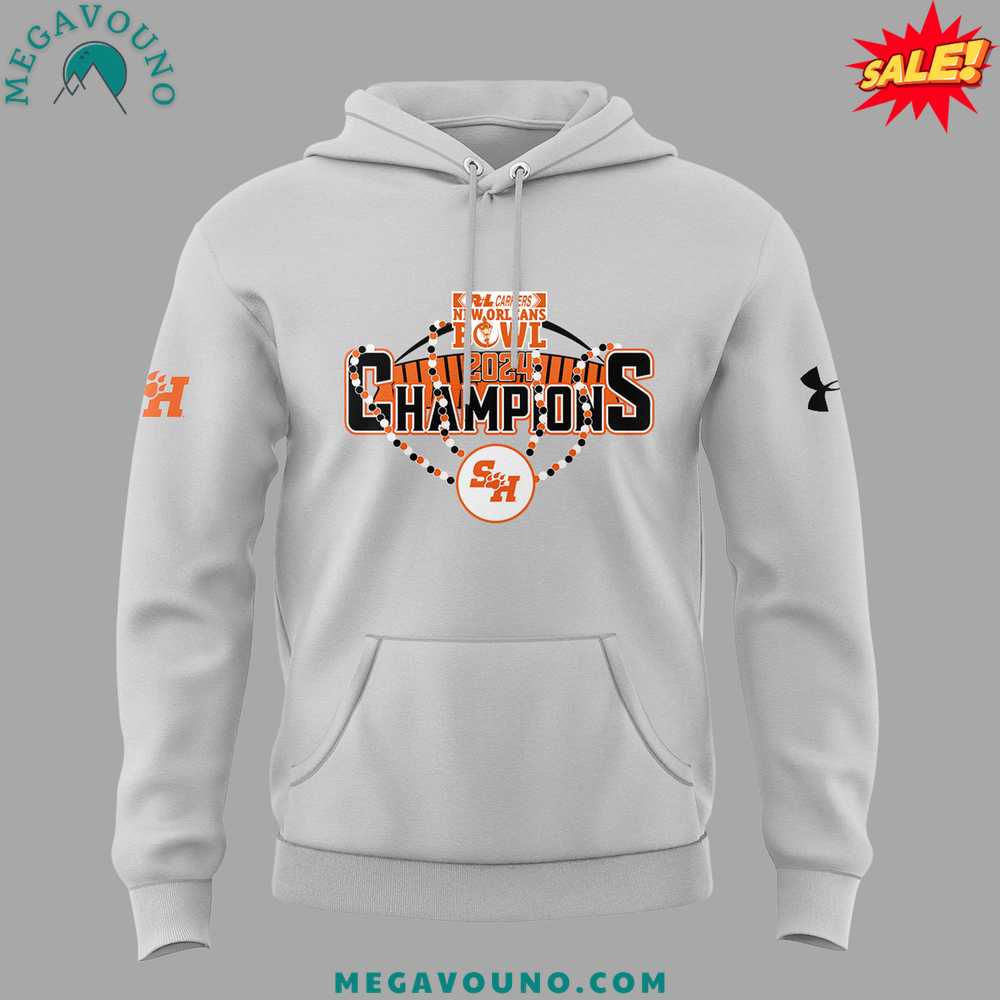 Sam Houston Football Champions R+L Carriers New Orleans Bowl Hoodie