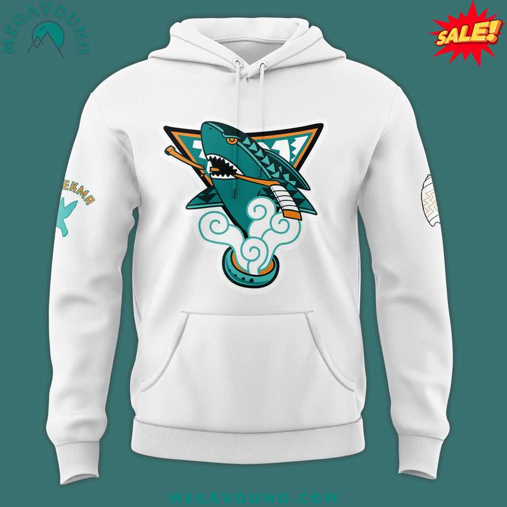 San Jose Sharks x 2024 Native American Heritage Night Premium Limited Pullover Hoodie