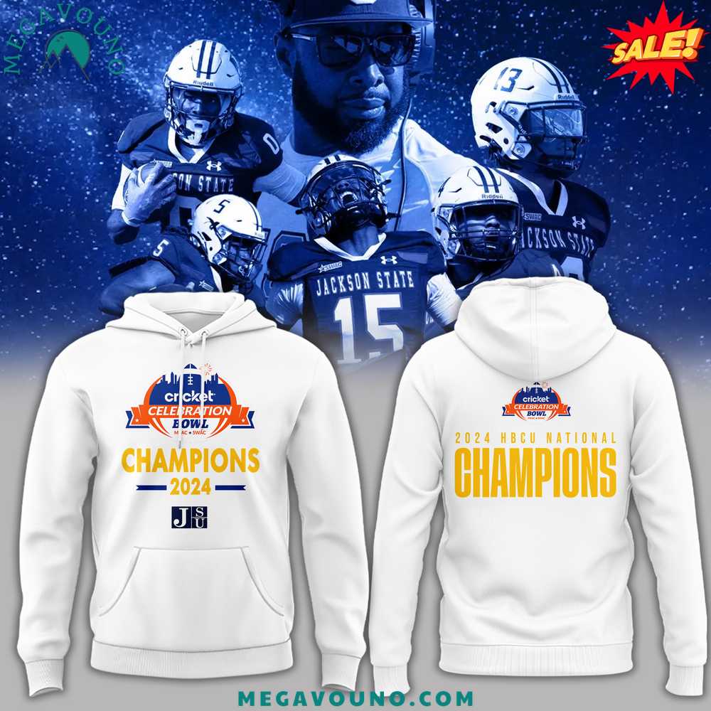 Special 2024 HCBU National Champions Jackson State Tigers Hoodie