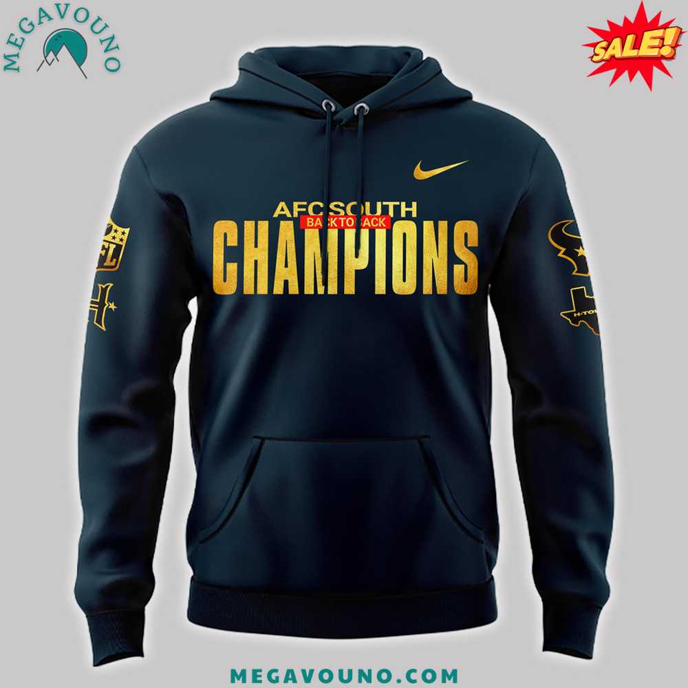 Special AFC South Champions Houston Texans Football Hoodie