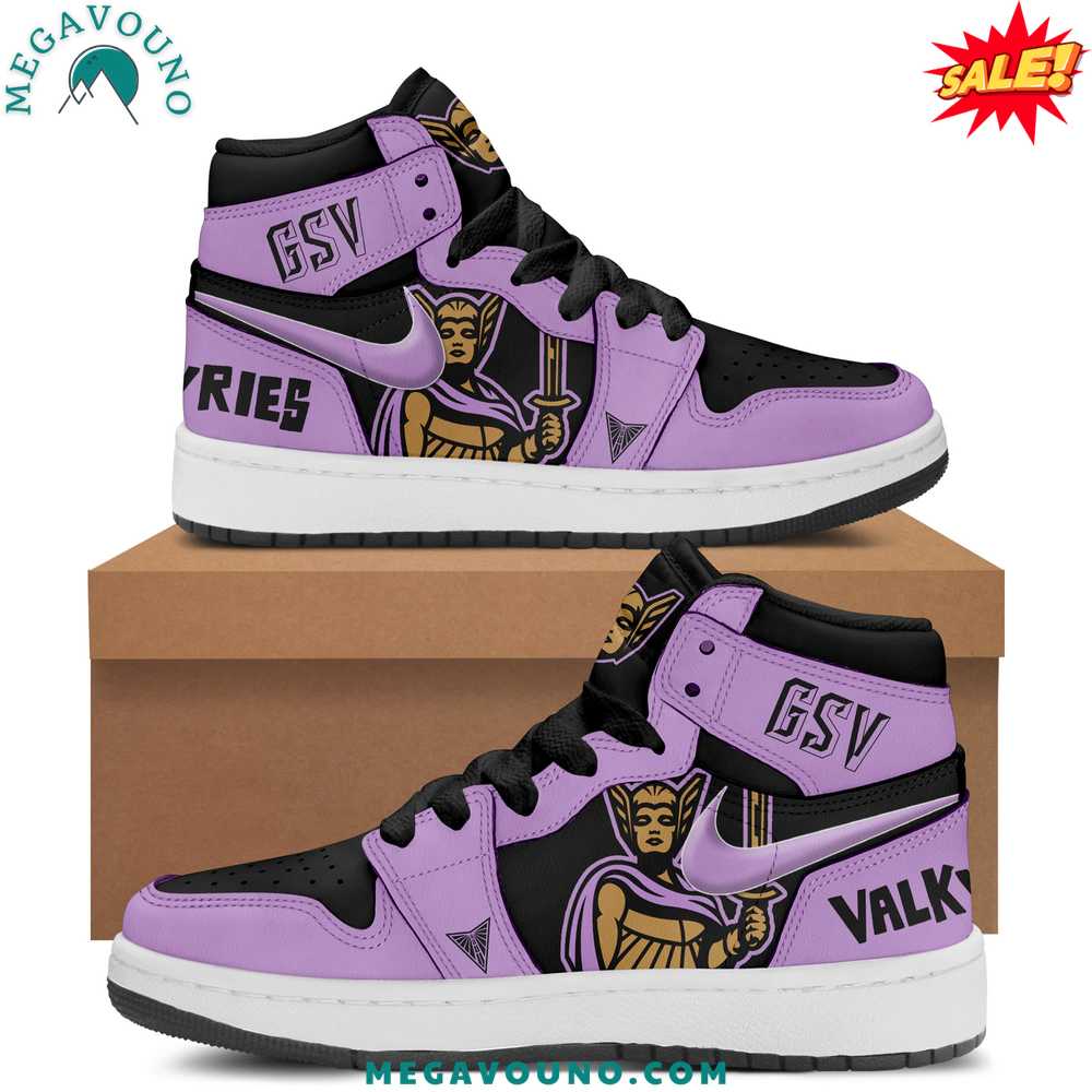 Unisex Playa Society Black Golden State Valkyries Secondary Logo Air Jordan