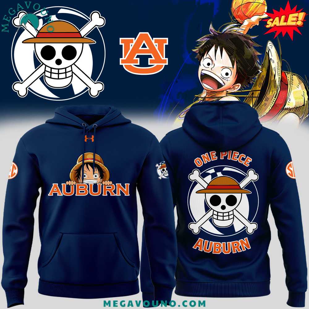 Auburn Mens Basketball One Piece Night Hoodie