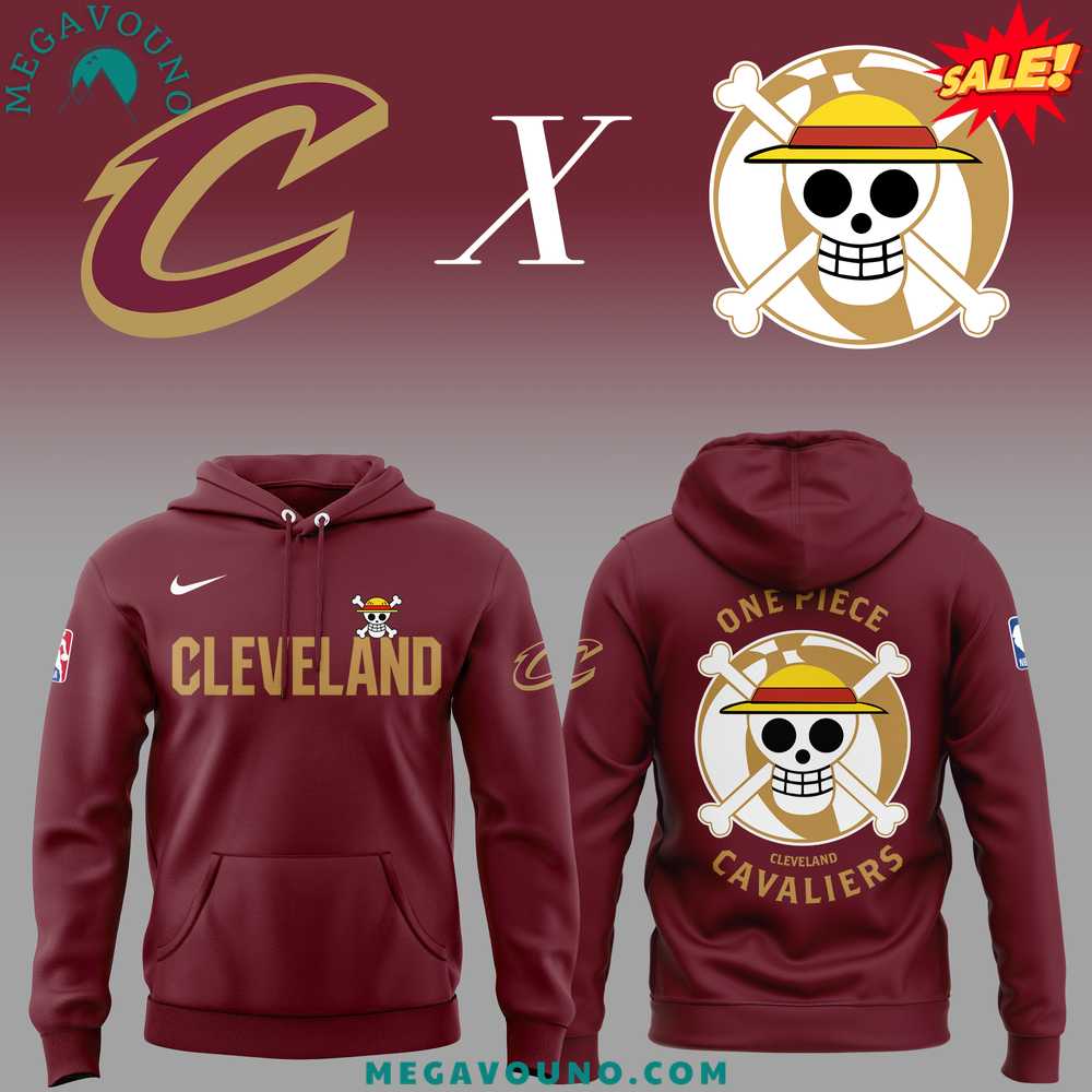 Cleveland Cavaliers x One Piece 2025 Hoodie