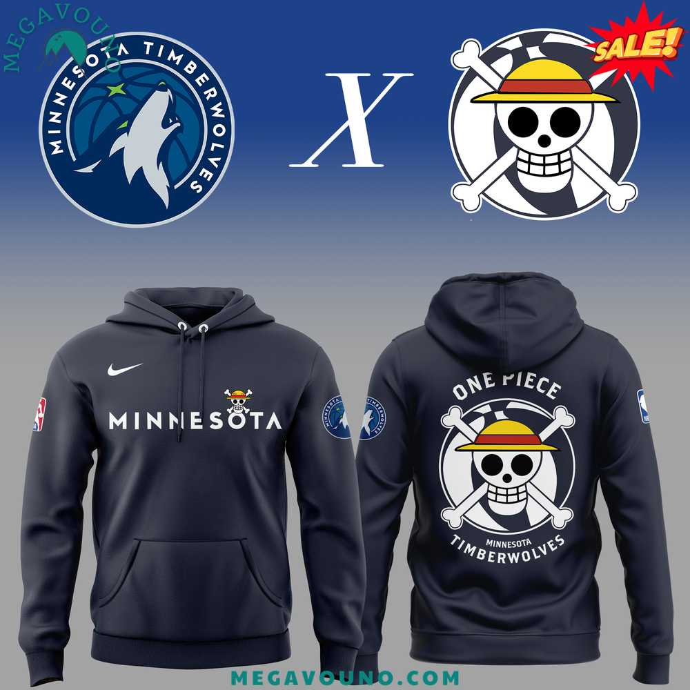 Minnesota Timberwolves x One Piece 2025 Hoodie