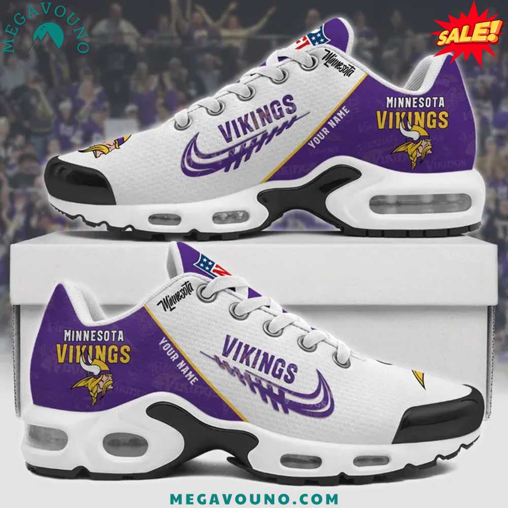 Premium Edition Minnesota Vikings 2025 Custom Name Sport Shoes