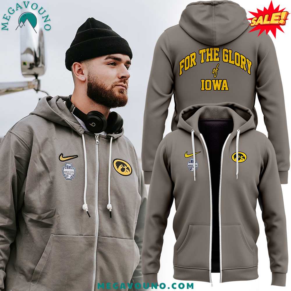 Special Music City Bowl Iowa Hawkeyes Football Zip Hoodie